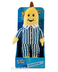 Press the tummy of the talking B1 plush toy to hear phrases from the TV show that include 'We'll play with everyone!' and 'Jamarama!'.