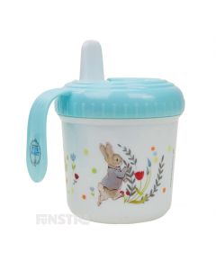 Little ones can enjoy a refreshment with Peter Rabbit and this adorable Beatrix Potter Peter Rabbit sippy cup.