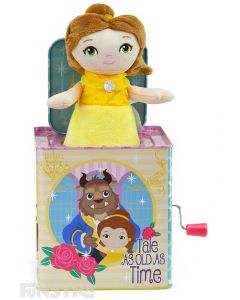 Tale as old as time, Belle, pops out of Disney Princess jack in the box, offering plenty of fun and entertainment with this beautiful Disney Baby traditional toy that will put a smile on little faces.