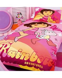 Dora Rainbow Quilt Cover Set
