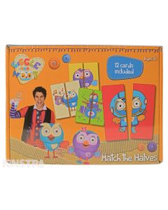 Giggle and Hoot Match the Halves Educational Game