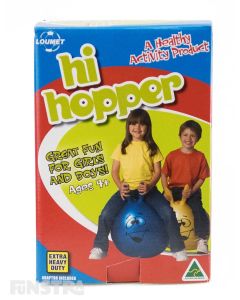 A red hi hopper that's super bouncy and hopping good fun!