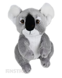 The Koala plush toy from the Aussie Pals plushie collection is a cute and cuddly little friend for children that love koalas and other furry native friends of Australia.
