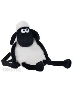 A cuddly backpack of Shaun the Sheep that will put a smile on the face of any fan of the family favorite character of the barnyard.