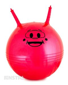 A heavy duty space hopper with handles that's great fun for girls and boys to encourage physical activity and an active and healthy lifestyle.