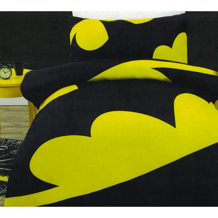 The Dark Knight of Gotham City will stand watch over your room with this epic Batman logo design.