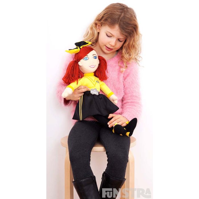 Soft rag doll is the perfect Wiggly companion for children that love the yellow member of the Wiggles.