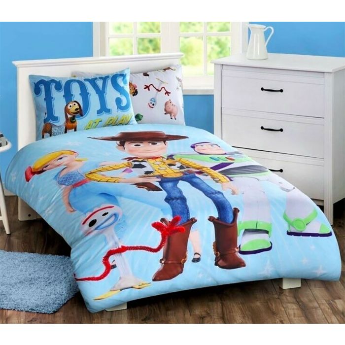 Toy Story 4 Quilt Cover Bedding Set, Buzz Lightyear Bedding Double