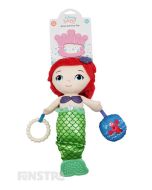 The Ariel from The Little Mermaid activity toy helps to develop your little one's senses and fine motor skills with a rattle, squeaker and teether from Disney Baby.