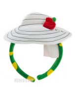With Dorothy's floppy hat and red rose attached, the Dorothy headband makes a great accessory to complete your Dorothy the Dinosaur costume.
