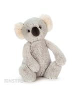 With beautifully soft and silky grey fur, the bashful Jellycat koala from Down Under is a true blue friend and loves a cuddle.