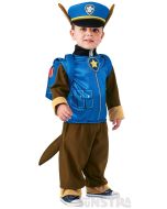 Dress up as Chase the German shepherd puppy, wearing his police and traffic cop dog jumpsuit, hat, pup pack and star badge.