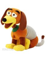 Cuddle and stretch Slinky Dog from Toy Story.