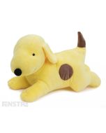 Spot the dog is a cute plush friend and the lying Spot stuffed toy features the lovable yellow puppy dog in a playful position ready for lots of fun playtime and adventures.