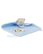 Tiny Tatty Teddy Baby Boy Blue Comforter Blanket