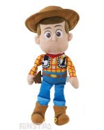 Super soft and cuddly Disney Baby plush toy of Sheriff Woody Price wears his signature cowboy costume and is sure to put a smile on the faces of children of all ages.
