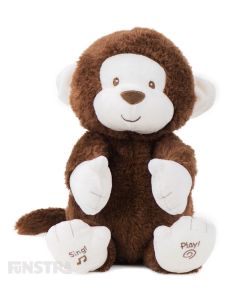 GUND Clappy the Monkey Animated Plush Singing Interactive Toy