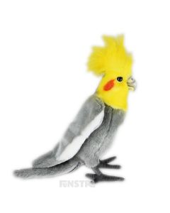 Hansa Creation Realistic Cockatiel Plush Toy