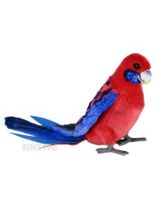 Hansa Creation Realistic Crimson Rosella Parrot Plush Toy