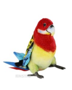 Hansa Creation Realistic Eastern Rosella Parrot Plush Toy
