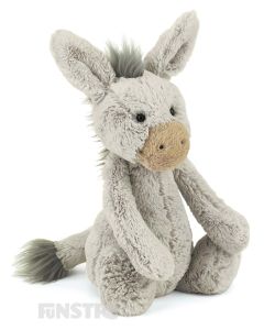 Jellycat Donkey Bashful Medium Plush Toy