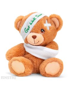 The Keeleco Get Well Soon Teddy Bear is the perfect gift to send your love and warm wishes for a speedy recovery for the ones you love.