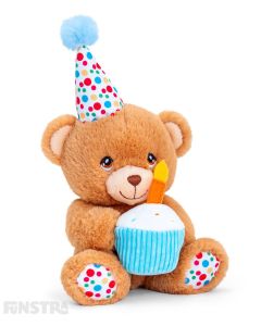 The Keeleco Happy Birthday Teddy Bear is the perfect gift for birthdays and an ideal keepsake to mark a momentous occasion.