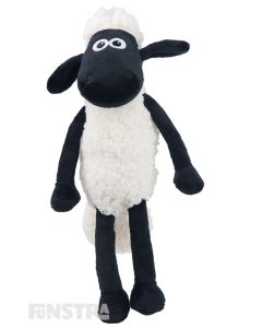 Anyone that loves of the animal antics of Shaun and his barnyard buddies will adore this fun black and white stuffed animal.