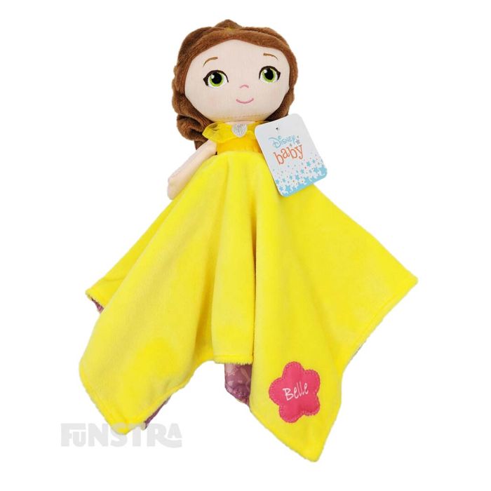 Belle wears her beautiful yellow gown and is super soft and ready for lots of cuddles. Belle wears her beautiful yellow gown and is super soft and ready for lots of cuddles.