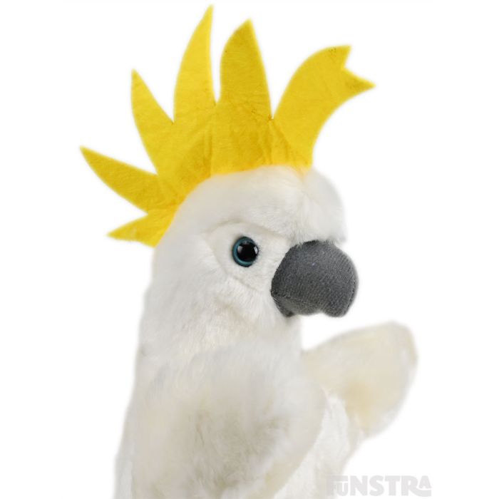 Children can tell stories and puppeteer this iconic, feathered friend, capturing the charm and personality of one of Australia’s most recognizable and lively birds.
